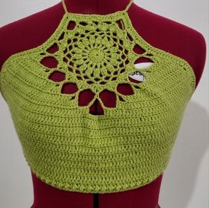 Handmade Crochet Halter Top